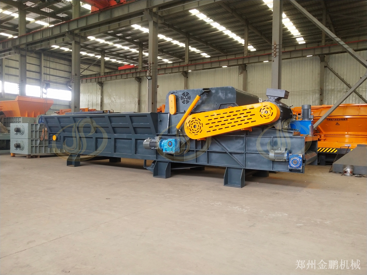 郑州金鹏树枝大型粉碎机在园林废弃物燃料化预粉碎中的应用
