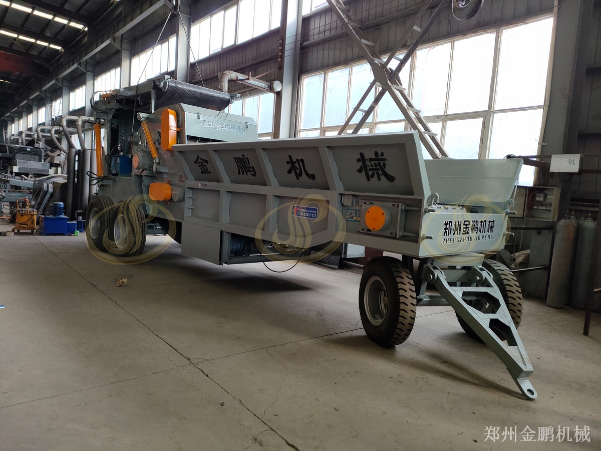 郑州金鹏大型木屑机出料状态与生物质燃料预处理方案