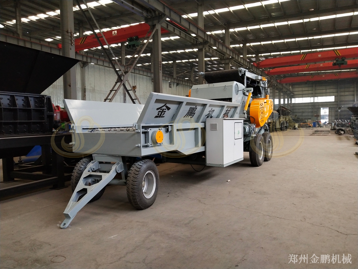 郑州金鹏绿化粉碎机助力树枝树叶粉碎减容